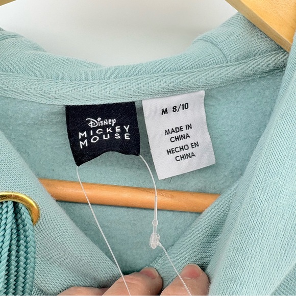 Disney Mickey Teal Hoodie Sweater - Picture 4 of 5
